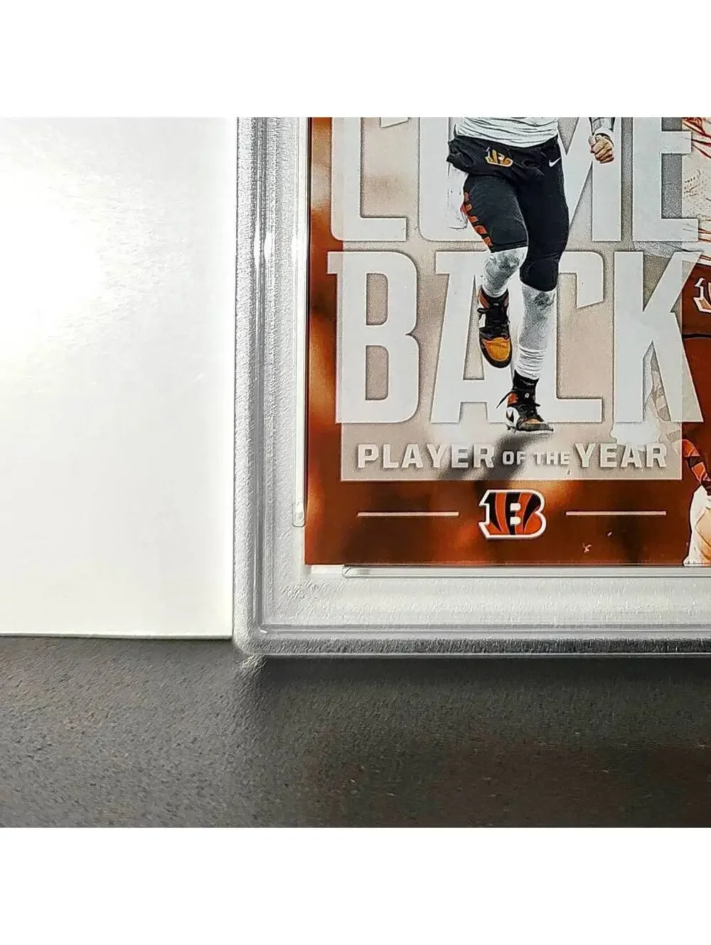 Joe Burrow 2024 Panini NFL AP Comeback Player of the Year Bengals PSA 9 Mint